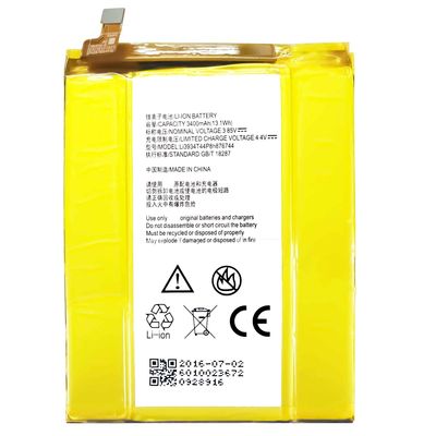 3400mAh 3.85V mobiele telefoonbatterij voor ZTE Grand X Max 2 Z981 Z988 Li3934T44P8h876744