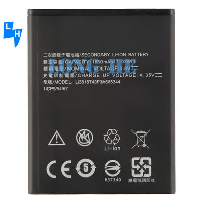 1400mAh mobiele telefoonbatterij voor ZTE Blade Q Pro GF3 T320 A5S Li3818T43P3h665344