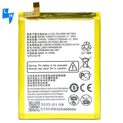 500 stuks OEM/ODM Zwarte Li3931T44P8h806139 accu voor ZTE Blade A7 A7 Vita V10 V10 Vita