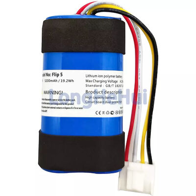 Oplaadbare Li-polymer 1INR 19/66-2 ID1060-B luidsprekerbatterij voor JBL-Flip 5 3.7V 5200mah