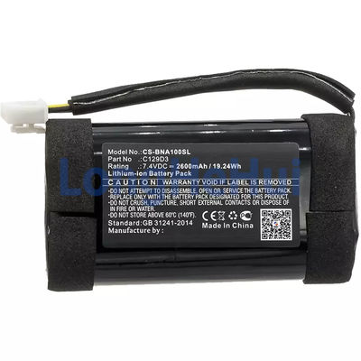 Custom logo vervangende batterij voor Bang Olufsen BeoPlay A1 7.4V 2600mAh Li-polymer