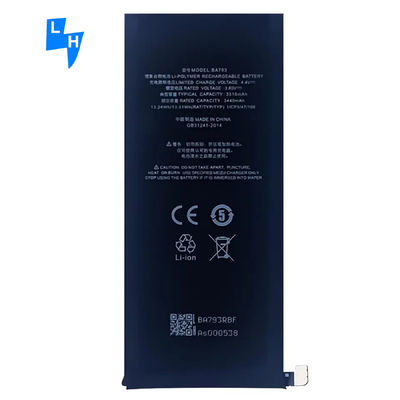 Meizu PRO 7 PLUS Mobiele telefoonbatterij in zwart met A en hoge compatibiliteit