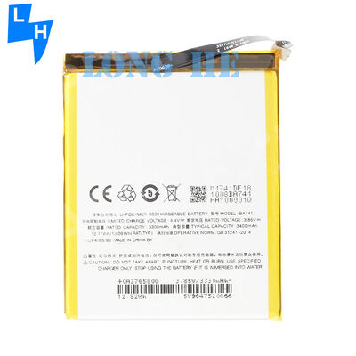 100% compatibel BA741 Lithiumbatterij voor Meizu E2 3400mAh 3.85V Mobiele telefoon