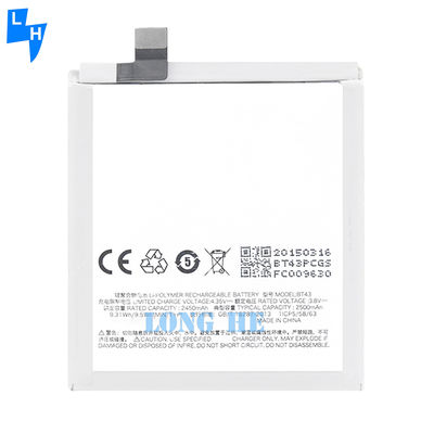 100% BT43 Accu voor Meizu M2 Note Dual IC Protection Lithium Polymer vervanging