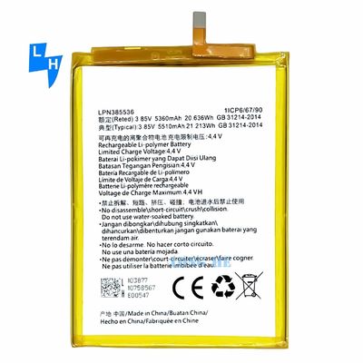 100% compatibele LPN385536 mobiele telefoonbatterij voor Hisense King Kong 5 Pro