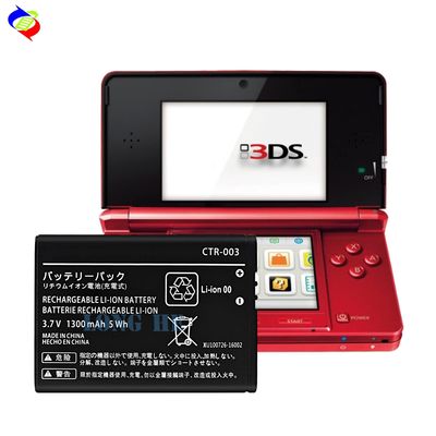 Nintendo 3DS CTR-003 Li-ion oplaadbare accu vervanging 1300mAh 3.7V Zwart