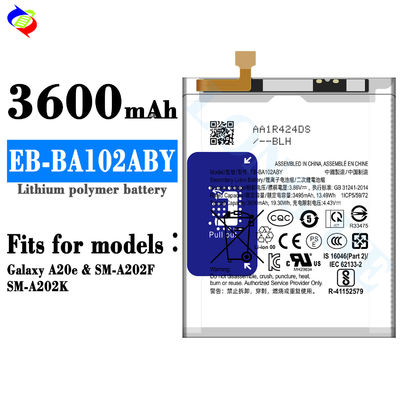3600mAh Lithiumpolymerabatterij EB-BA102ABY voor Samsung Galaxy A20e SM-A202F SM-A202K telefoonbatterij