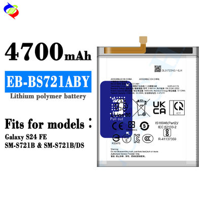 China Hoogwaardige batterijproductie Lithium mobiele mobiele telefoonbatterij Voor Samsung Galaxy S24 FE S22 EB-BS721ABY