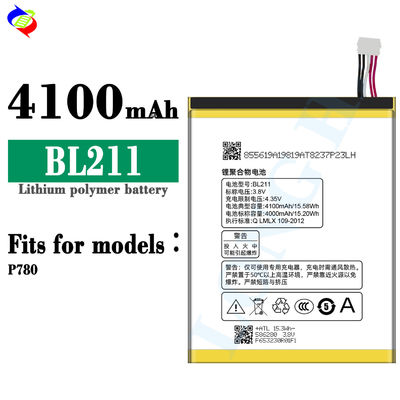 4100mAh BL211 Mobiele telefoonbatterij Voor lenovo P780