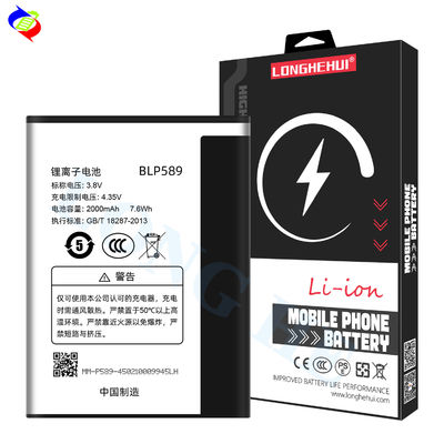 Oorspronkelijke vervangende lithium-ion-polymerbatterij BLP589 voor oppo 3000 3005 3007