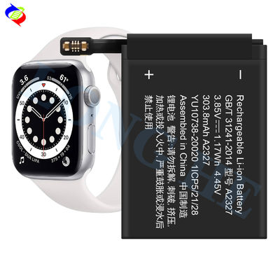 Hoogwaardige horlogebatterie A2327 voor iWatch Series 6 44mm 3.85V 303.8mAh batterij
