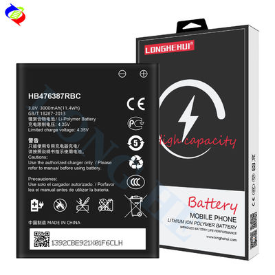 Mobiele telefoonbatterij HB476387RBC 3.8V 3000mAh voor B199 G750-U10 G750-T01 G750-T00