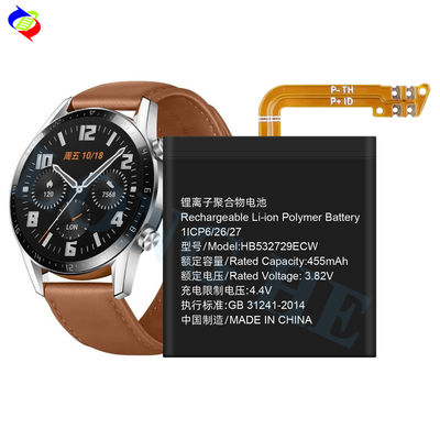 OEM-accu HB532729ECW 455mAh 46MM-accu Voor Huawei Watch GT2 GT 2 smartwatch 46MM-accu