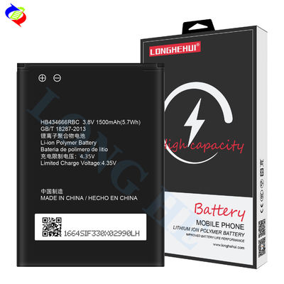 Chinese fabriek 3.8V 1500mAh Batterij HB434666RBC Voor Huawei E5573s-806 E-606 E5577 Oplaadbare Lithiumbatterij